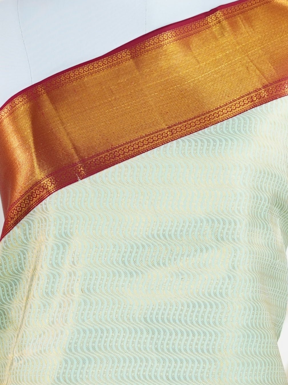 Kanchipuram Silk  100% Pure Silk  - Manoranjitham Weaves - Handloom Store