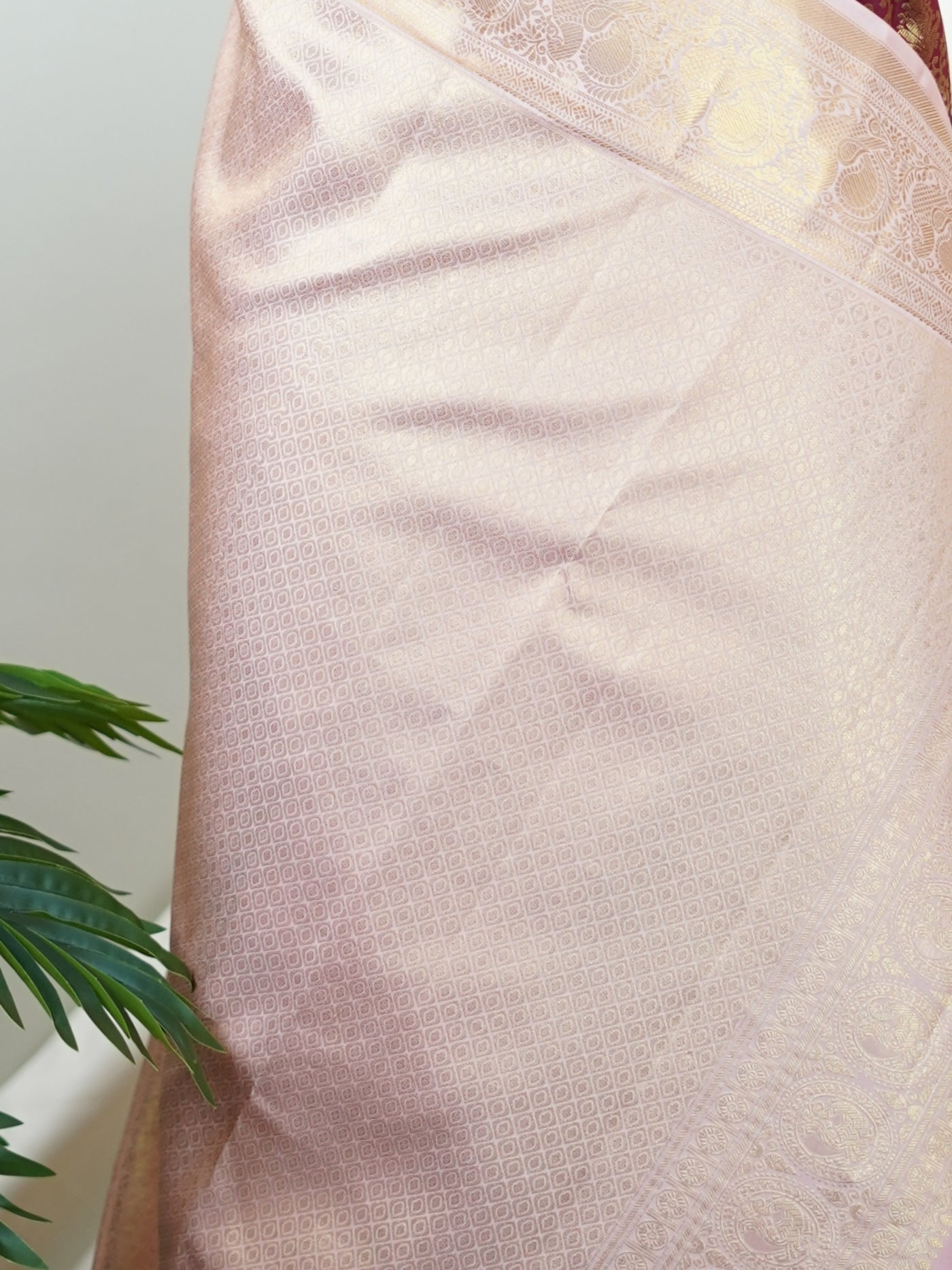 Kanchipuram Silk  100% Pure Silk  - Manoranjitham Weaves - Handloom Store