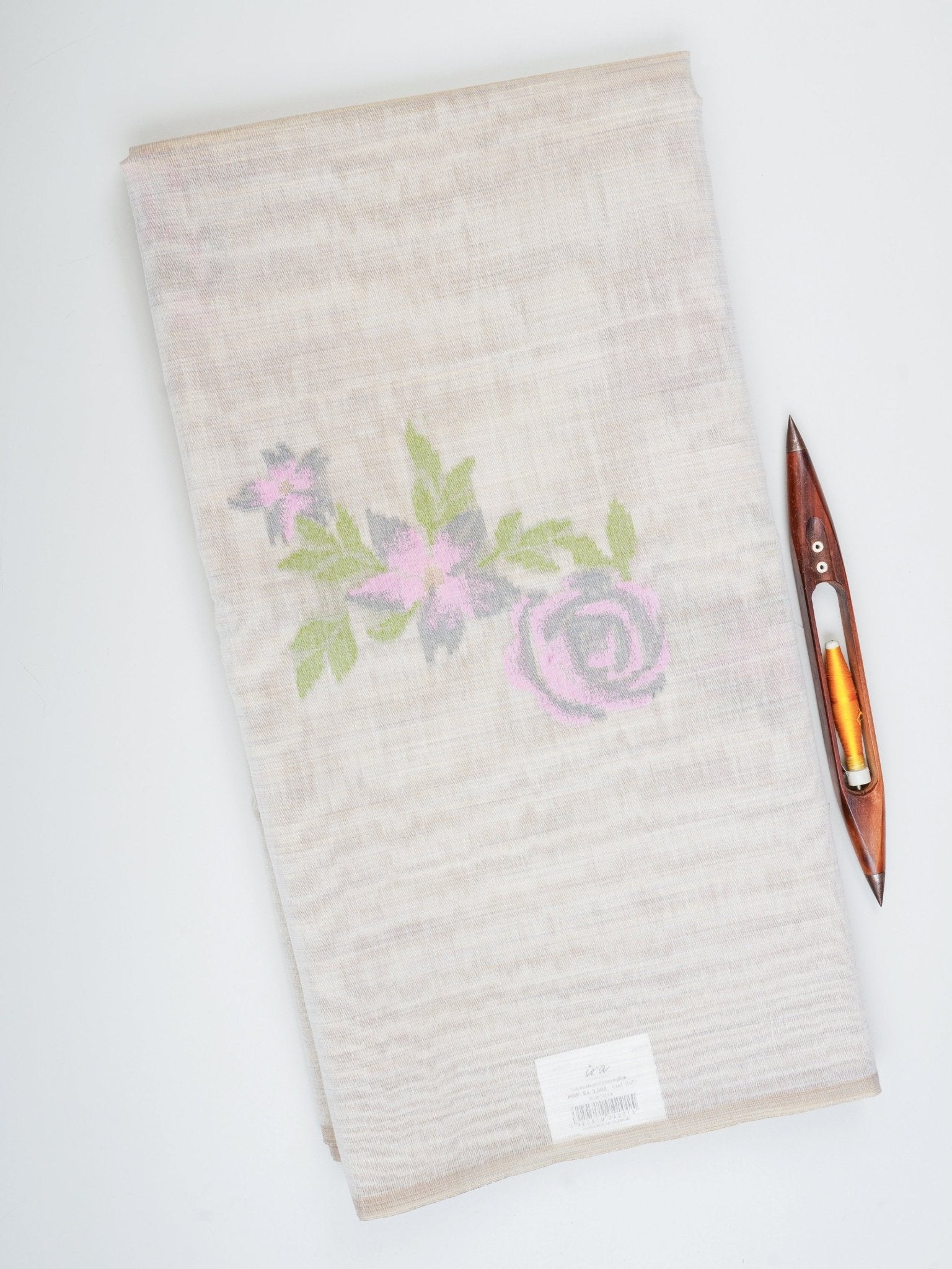 Cotton Grey 100% Pure Cotton Manoranjitham Weaves - Handloom Store