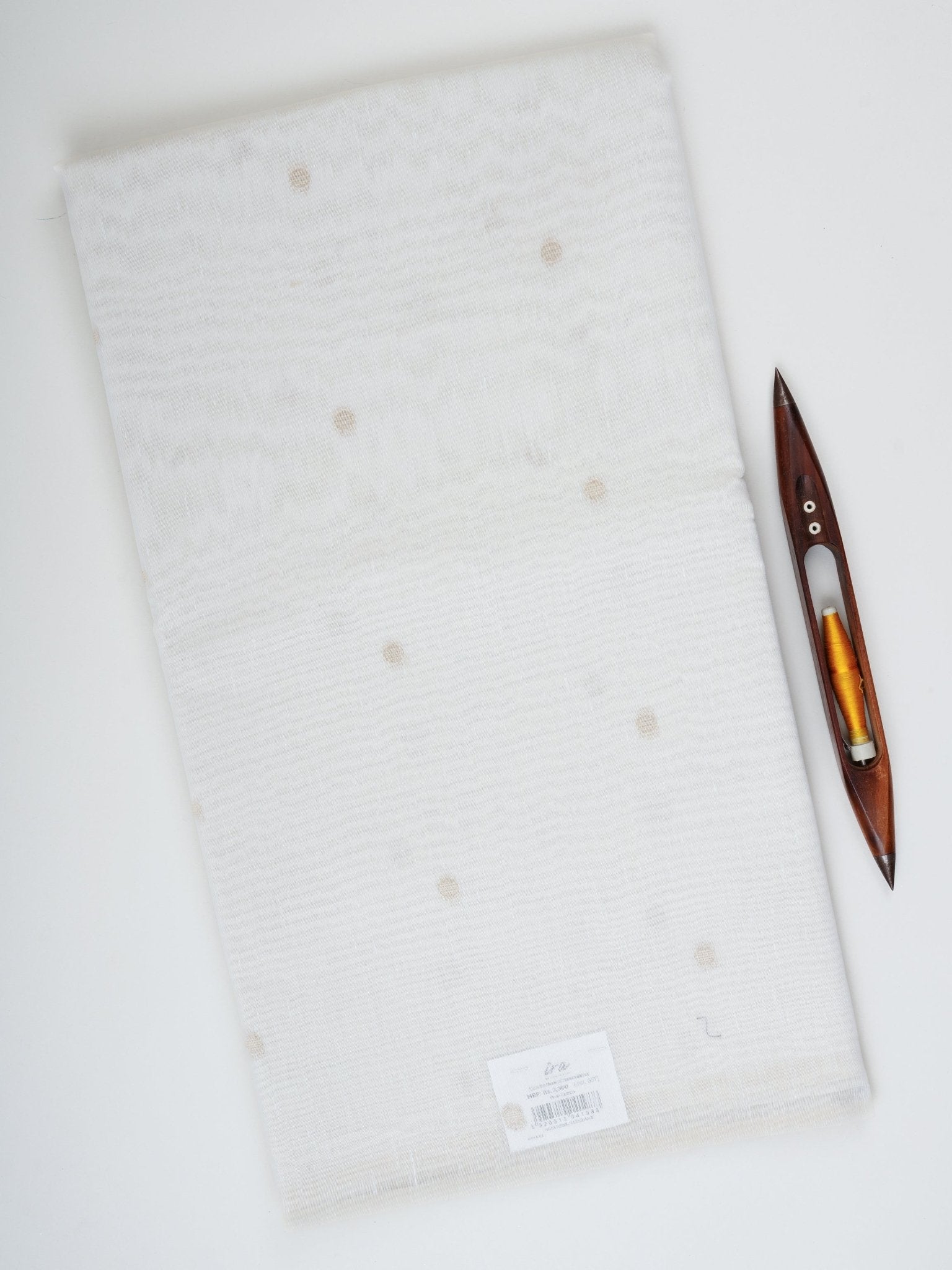 Cotton Cream Linen Cotton Manoranjitham Weaves - Handloom Store