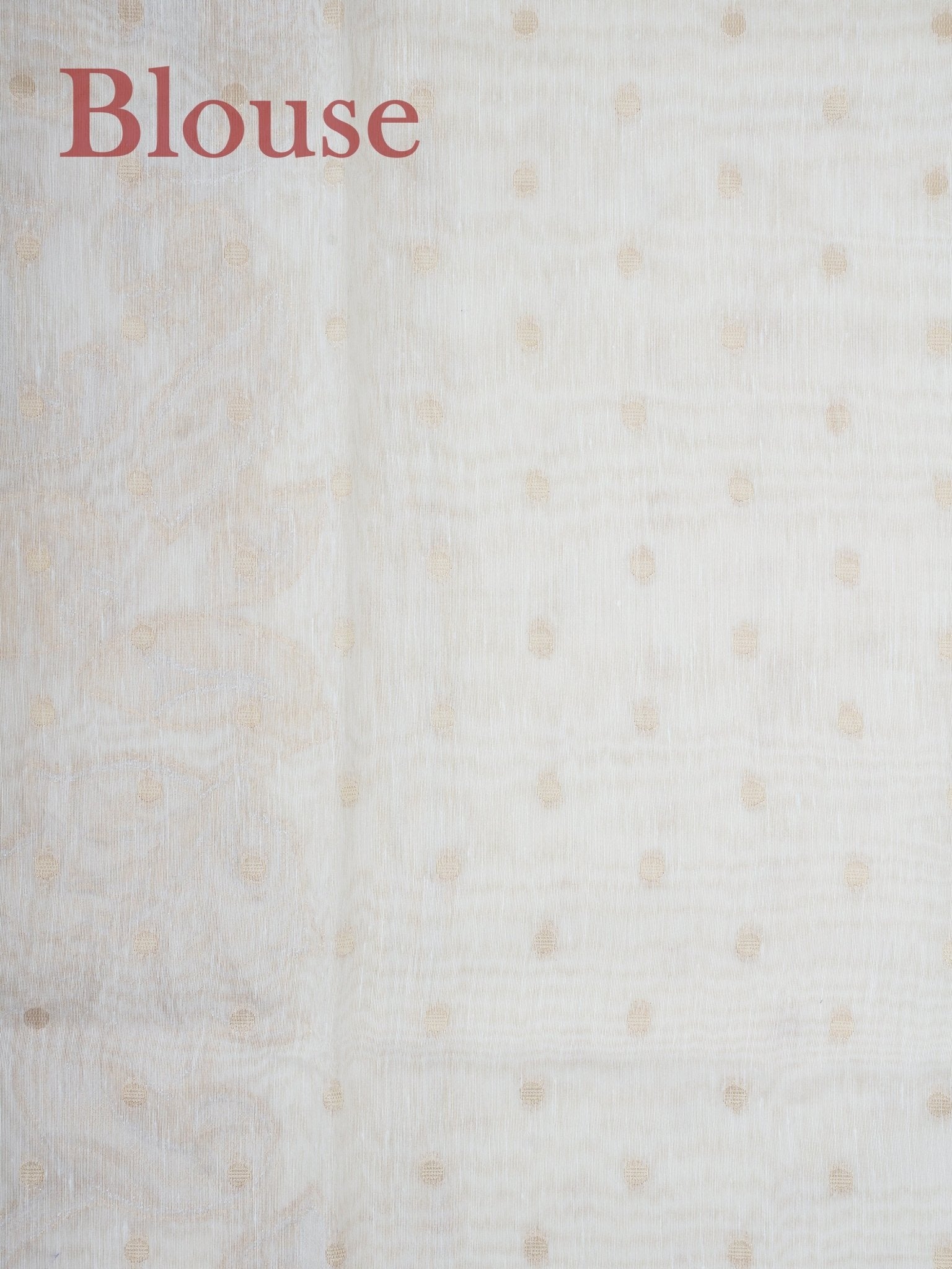 Cotton Cream Linen Cotton Manoranjitham Weaves - Handloom Store