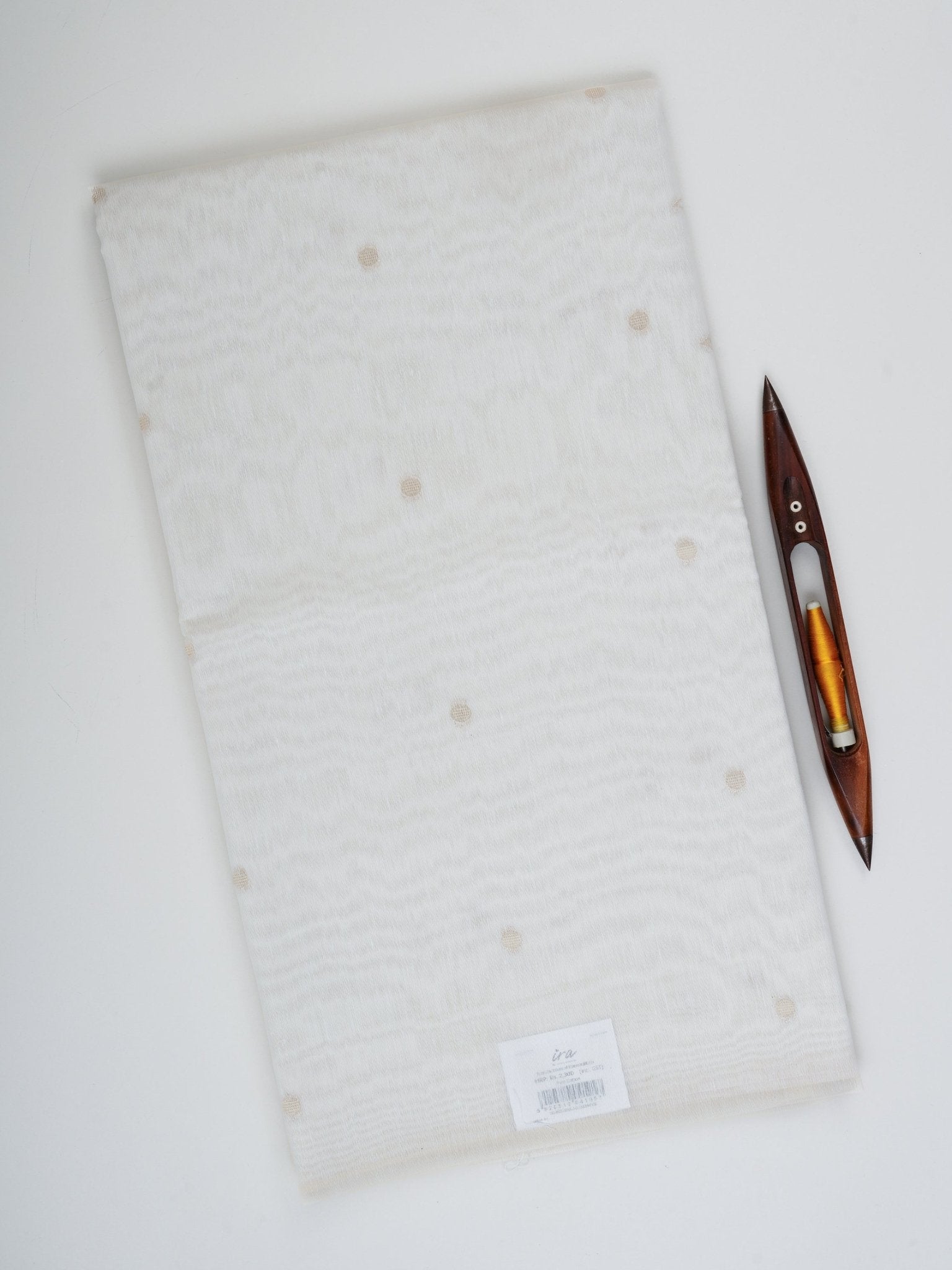 Cotton Cream Linen Cotton Manoranjitham Weaves - Handloom Store