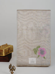 Cotton Grey 100% Pure Cotton Manoranjitham Weaves - Handloom Store