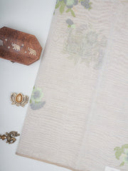 Cotton Grey 100% Pure Cotton Manoranjitham Weaves - Handloom Store