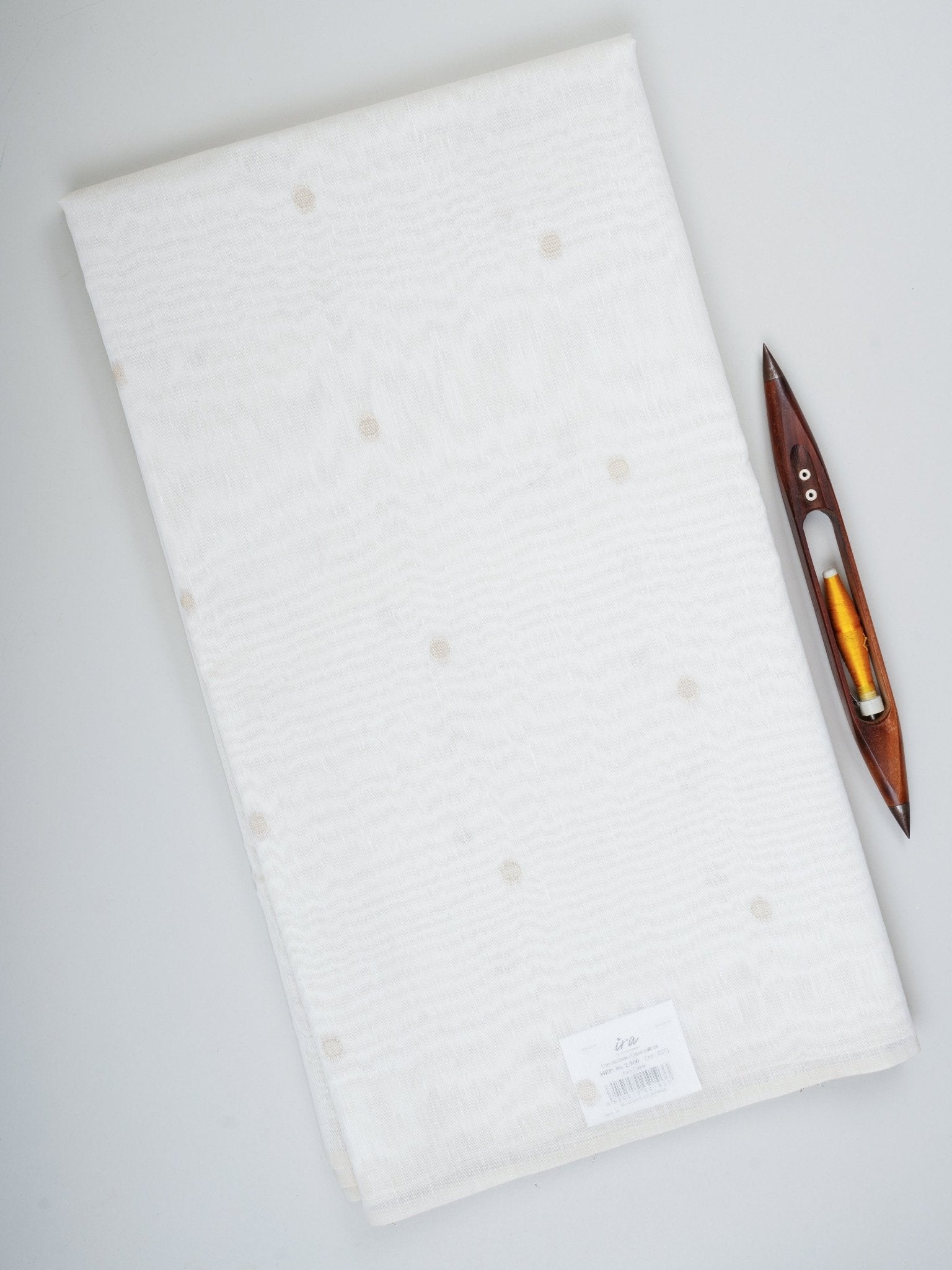 Cotton Cream Linen Cotton Manoranjitham Weaves - Handloom Store