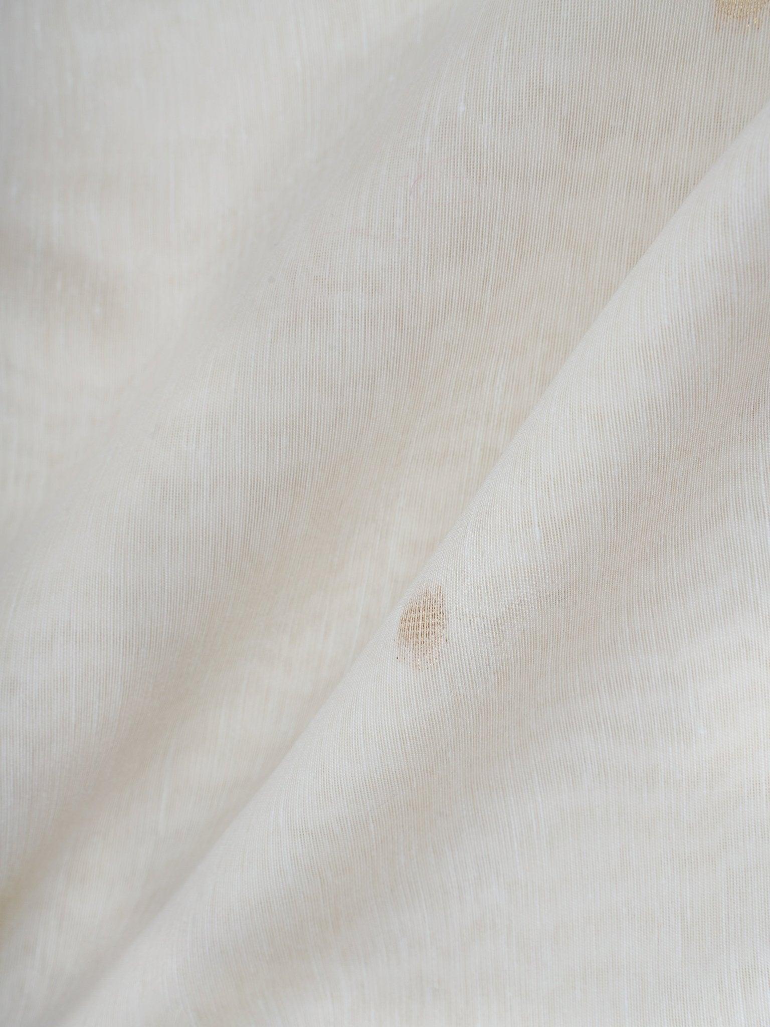 Cotton Cream Linen Cotton Manoranjitham Weaves - Handloom Store