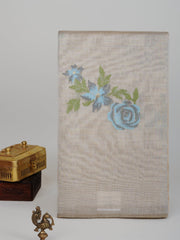 Cotton Grey 100% Pure Cotton Manoranjitham Weaves - Handloom Store