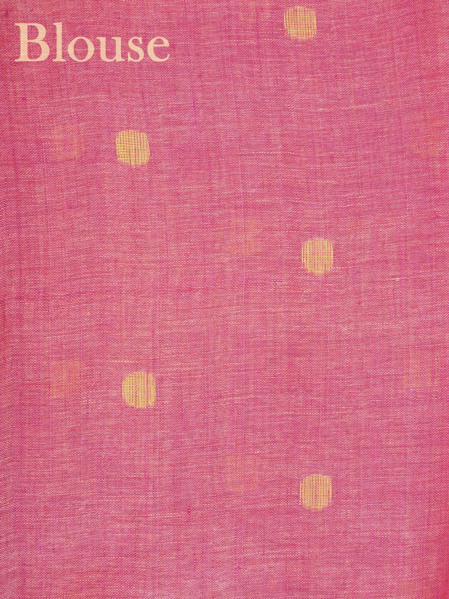 Linen Pink  100% Pure Linen Manoranjitham Weaves - Handloom Store
