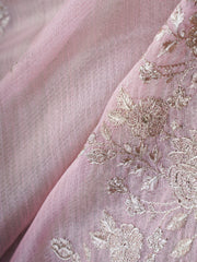 Katan Pink Tissue Manoranjitham Weaves - Handloom Store