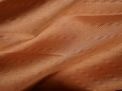 Kanchipuram Silk Peach  100% Pure Silk  Manoranjitham Weaves - Handloom Store