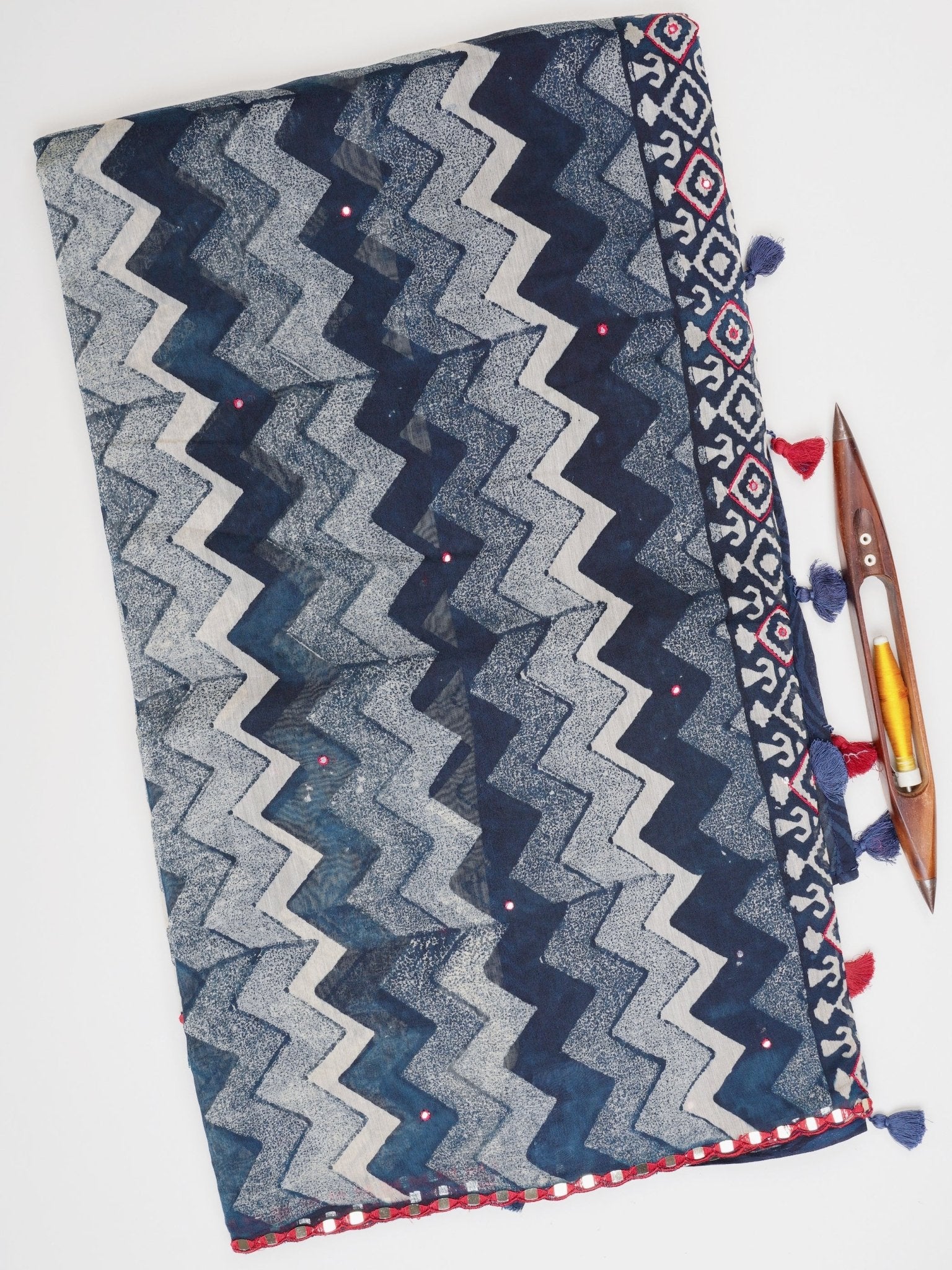Cotton Blue Cotton - Manoranjitham Weaves - Handloom Store