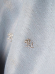 Katan Powder Blue Tissue Manoranjitham Weaves - Handloom Store