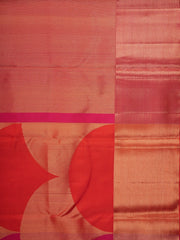Kanchipuram Silk Red 100% Pure Silk  Manoranjitham Weaves - Handloom Store