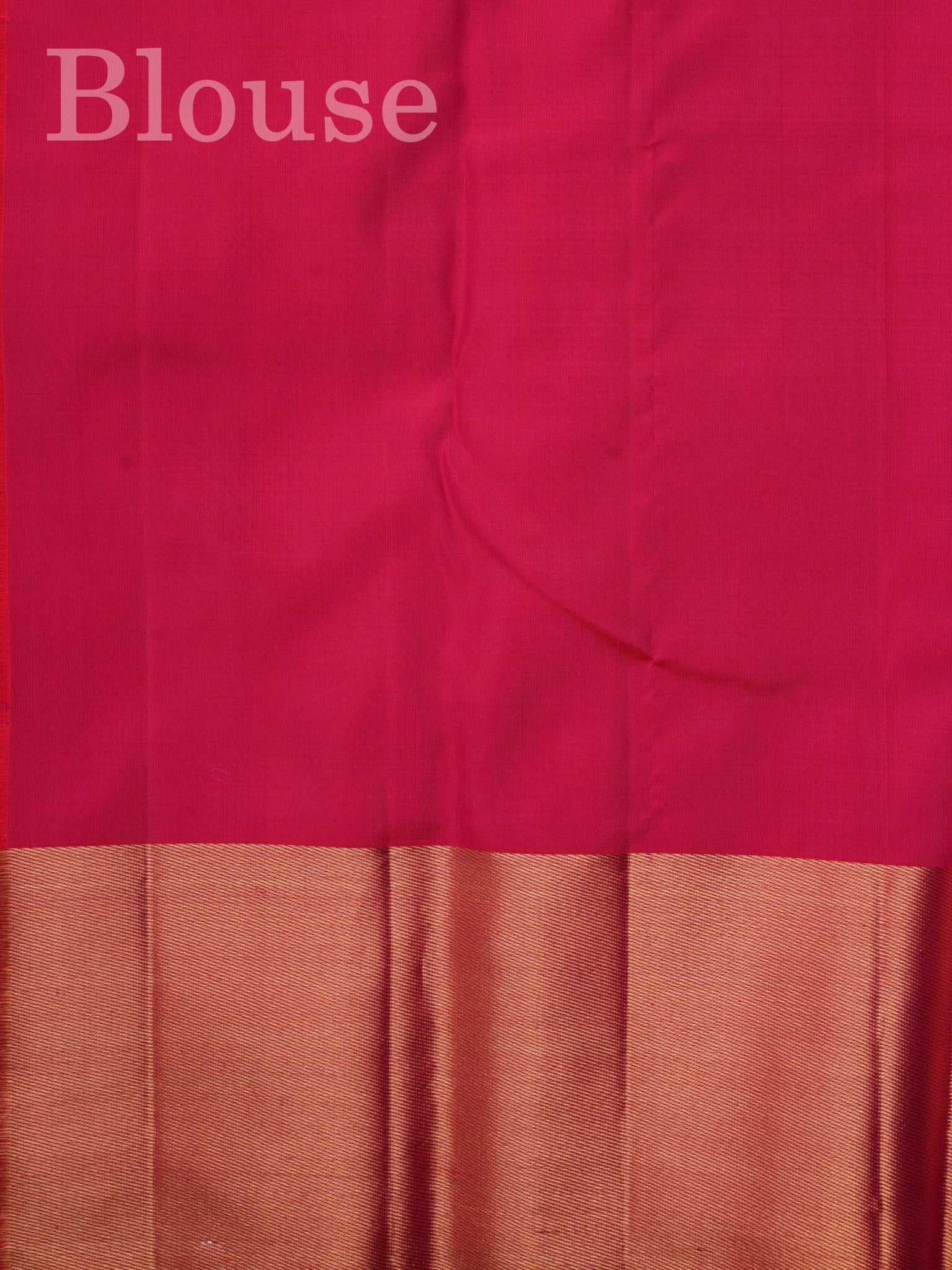 Kanchipuram Silk Red 100% Pure Silk  Manoranjitham Weaves - Handloom Store
