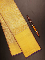Kanchipuram Silk Gold tissue 100% Pure Silk  Manoranjitham Weaves - Handloom Store