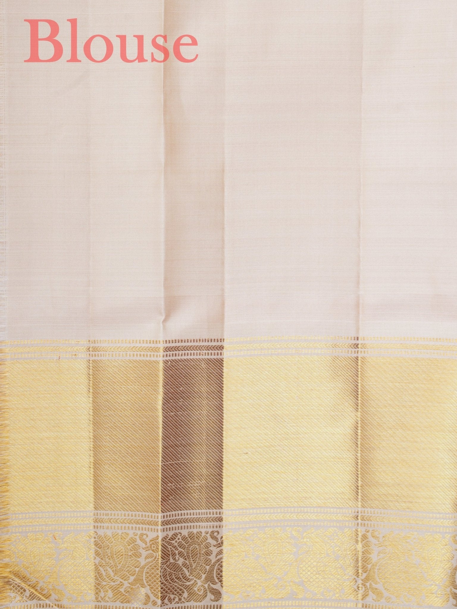 Kanchipuram Silk Red 100% Pure Silk  - Manoranjitham Weaves - Handloom Store