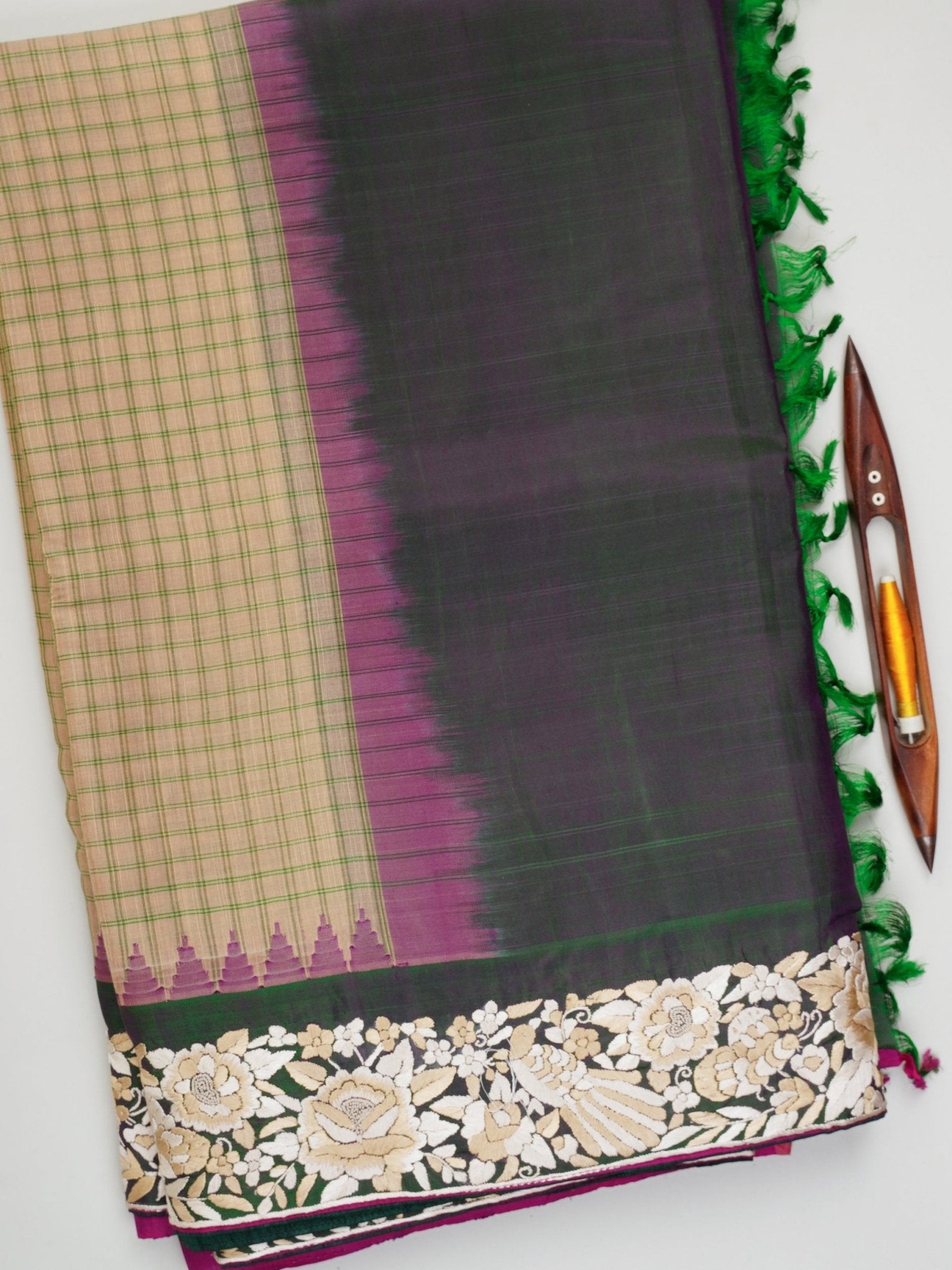 Tissue  100% Pure Silk  Manoranjitham Weaves - Handloom Store
