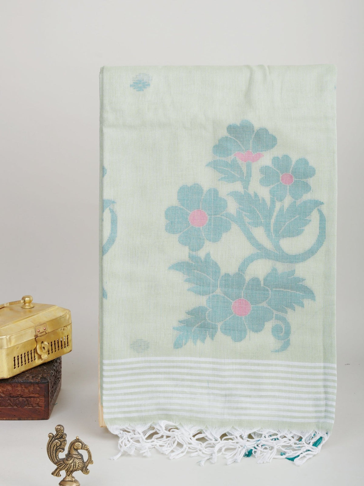 Cotton Green 100% Pure Cotton Manoranjitham Weaves - Handloom Store