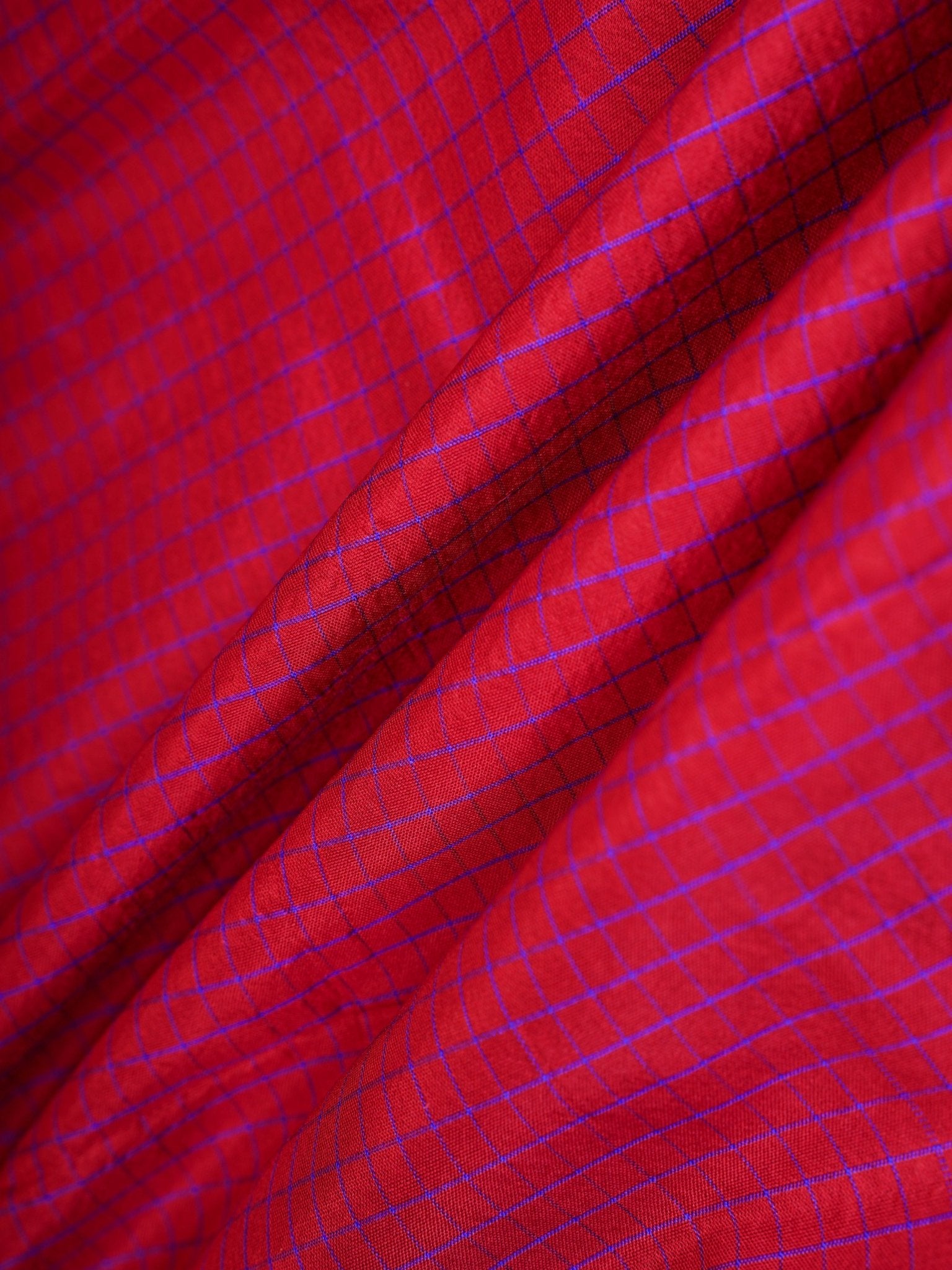 Narayanpet Red 100% Pure Silk  Manoranjitham Weaves - Handloom Store