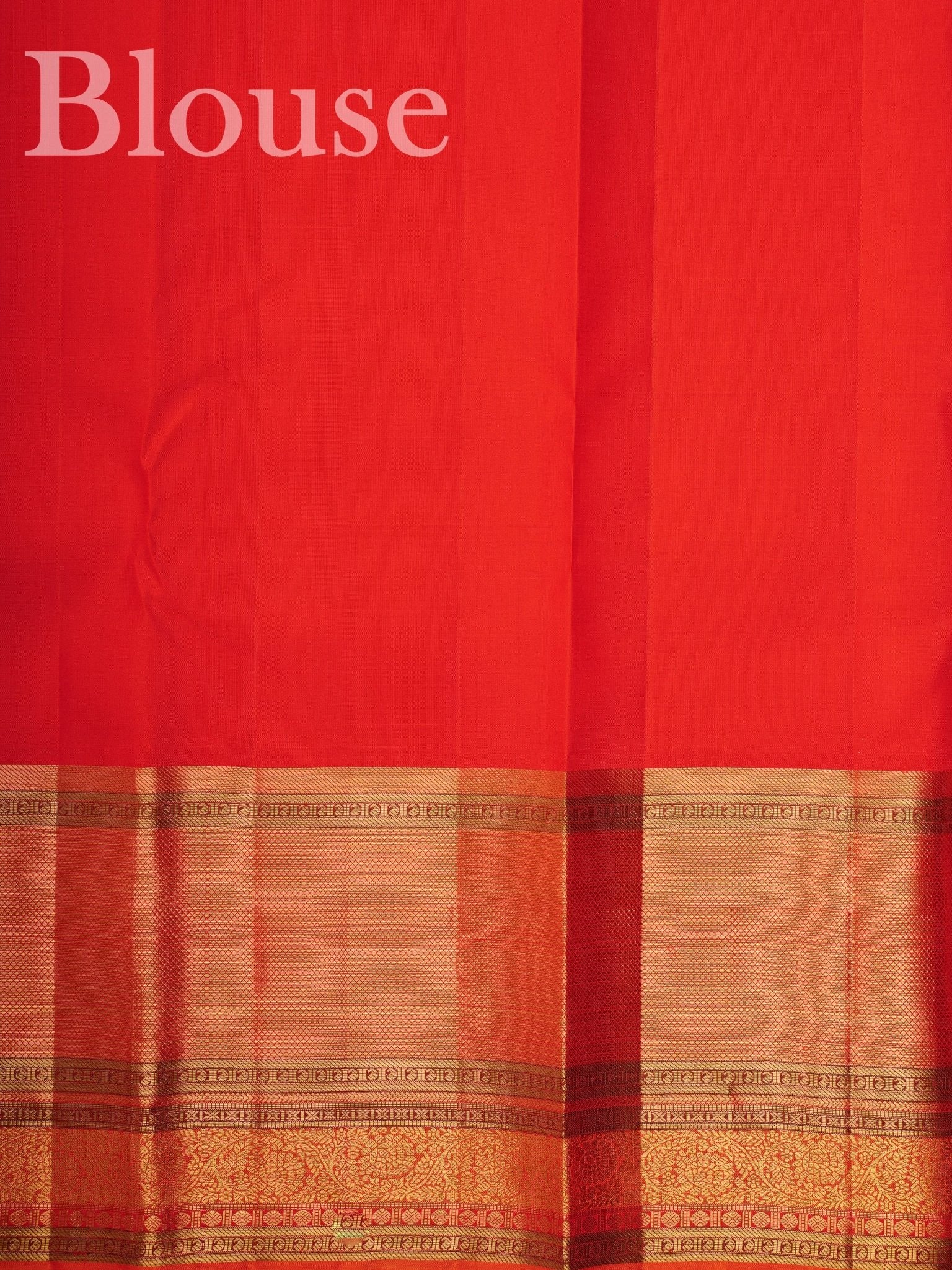 Kanchipuram Silk Cream 100% Pure Silk  - Manoranjitham Weaves - Handloom Store