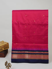 Narayanpet Megenta 100% Pure Silk  Manoranjitham Weaves - Handloom Store