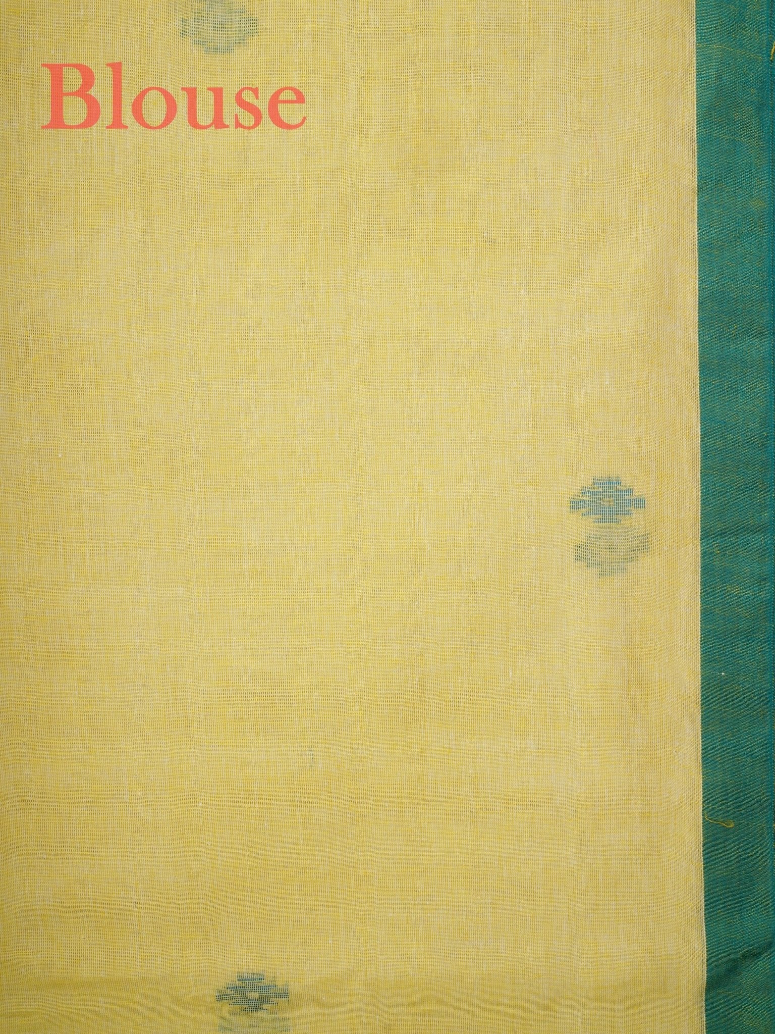 Cotton Yellow  100% Pure Cotton Manoranjitham Weaves - Handloom Store