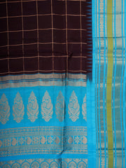 Gadwal Silk Cream 100% Pure Silk  Manoranjitham Weaves - Handloom Store