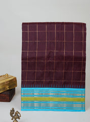 Gadwal Silk Cream 100% Pure Silk  Manoranjitham Weaves - Handloom Store