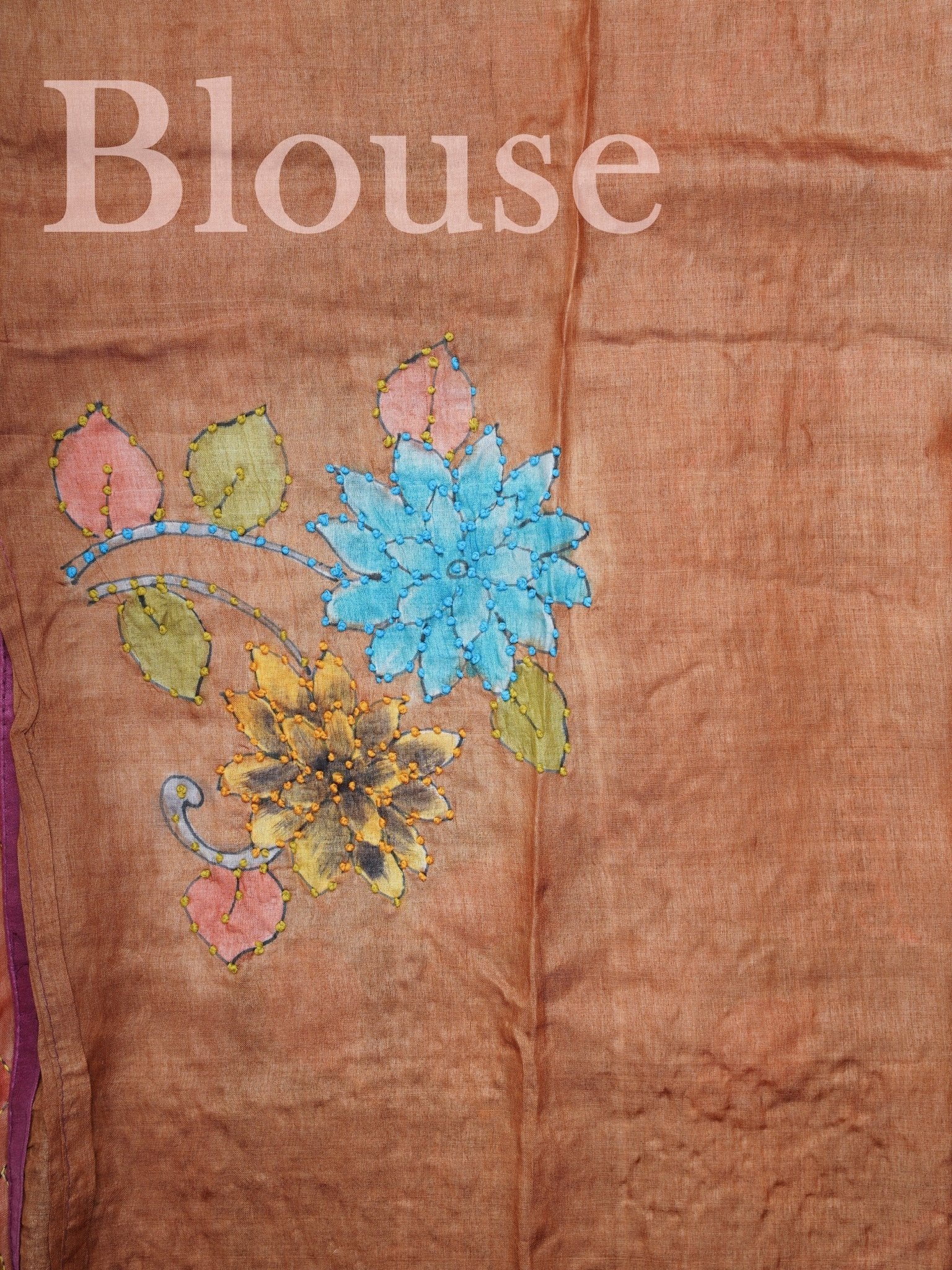 Tussar  100% Pure Tussar Manoranjitham Weaves - Handloom Store