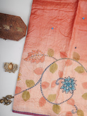 Tussar  100% Pure Tussar Manoranjitham Weaves - Handloom Store