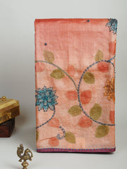 Tussar  100% Pure Tussar Manoranjitham Weaves - Handloom Store