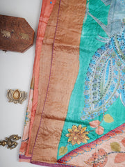 Tussar  100% Pure Tussar Manoranjitham Weaves - Handloom Store