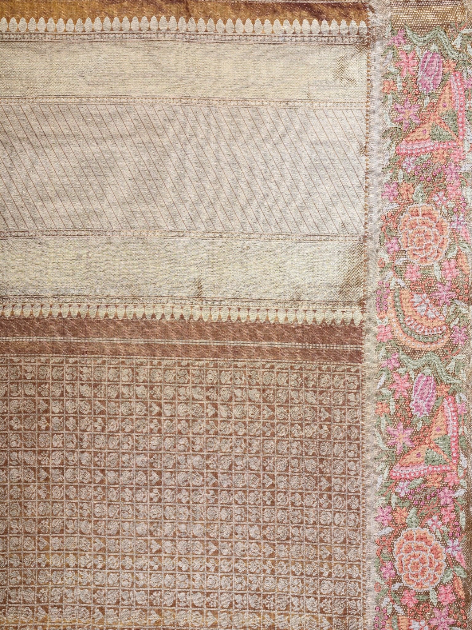 Kanchipuram Silk  100% Pure Silk  Manoranjitham Weaves - Handloom Store