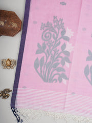 Cotton Pink 100% Pure Cotton Manoranjitham Weaves - Handloom Store