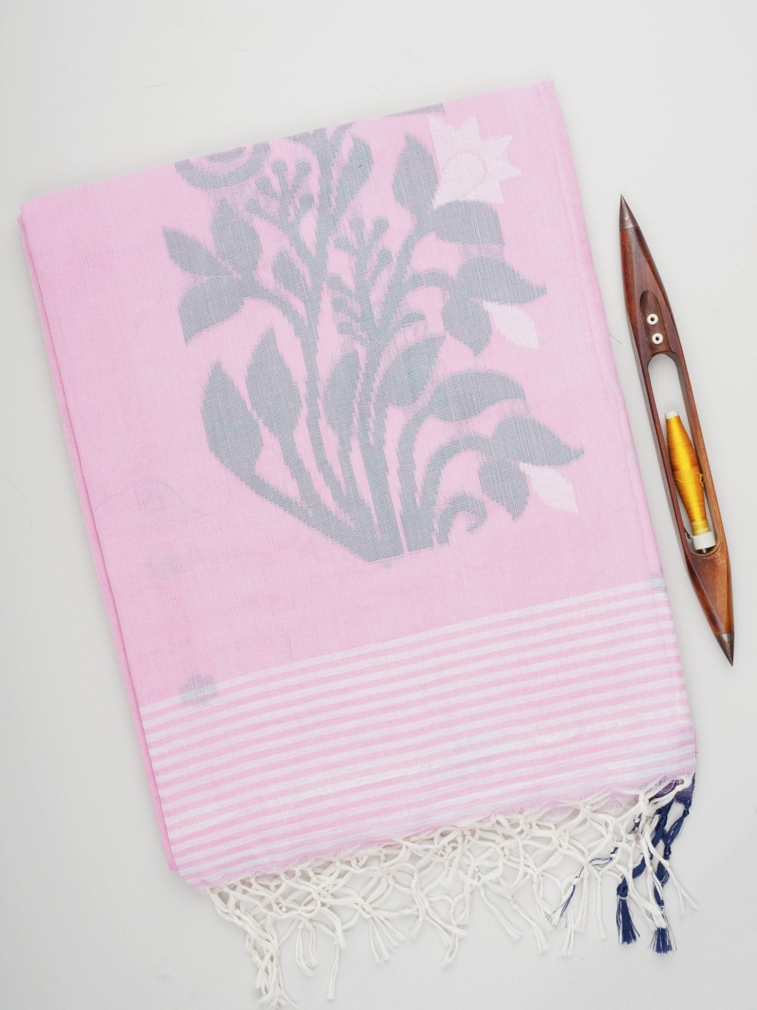Cotton Pink 100% Pure Cotton Manoranjitham Weaves - Handloom Store