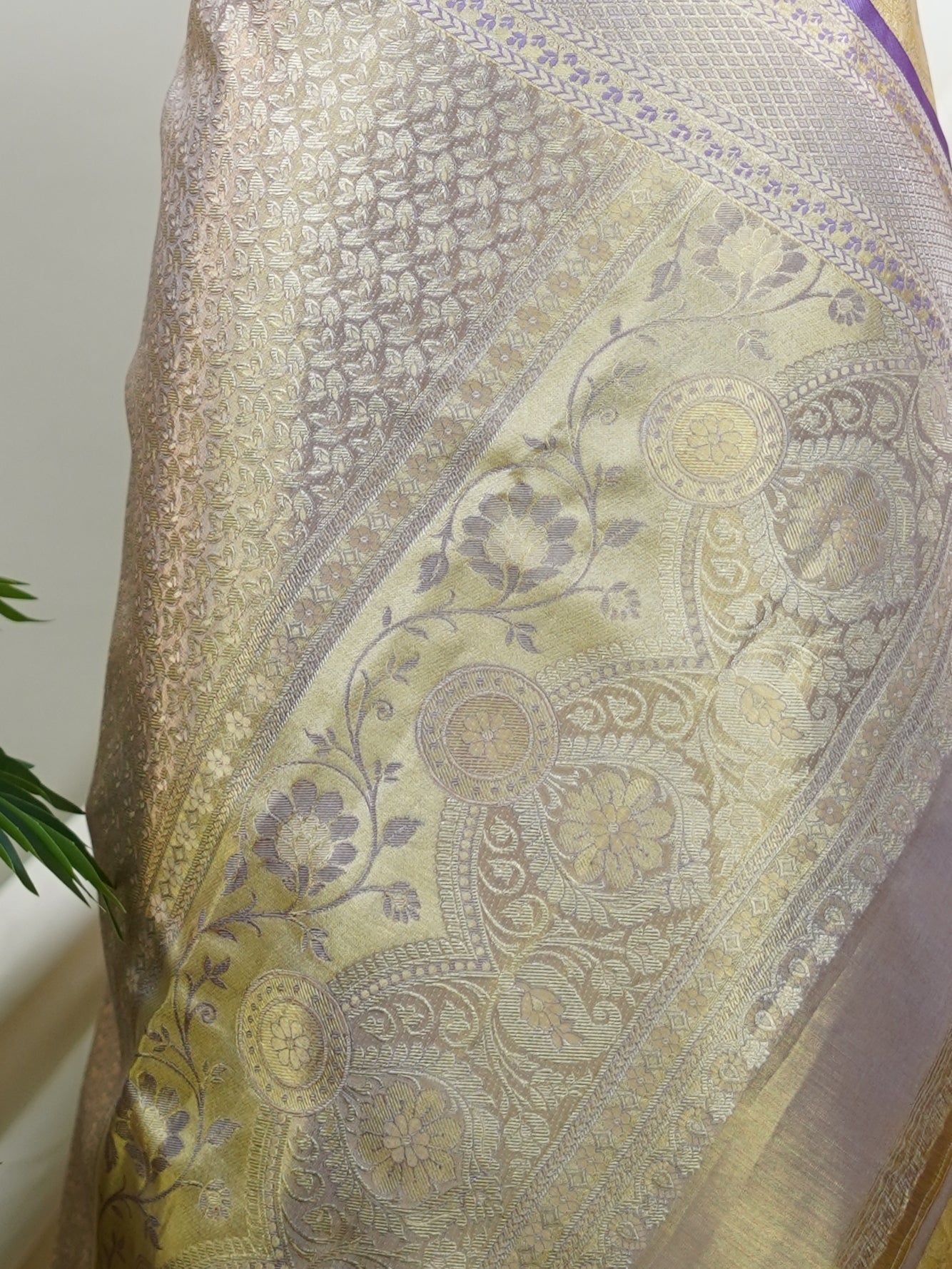 Kanchipuram Silk  100% Pure Silk  - Manoranjitham Weaves - Handloom Store