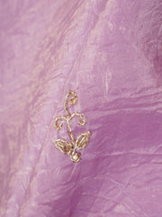 Semi Organza Mauve Semi Organza Manoranjitham Weaves - Handloom Store