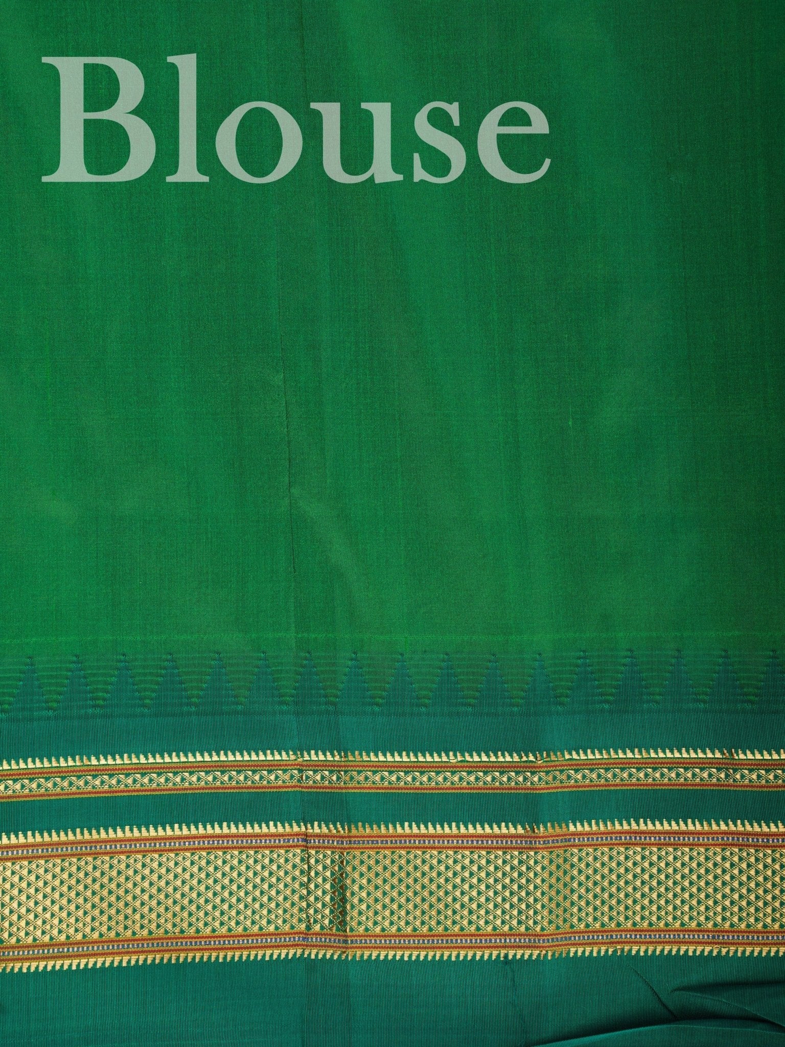 Narayanpet Yellow 100% Pure Silk  - Manoranjitham Weaves - Handloom Store