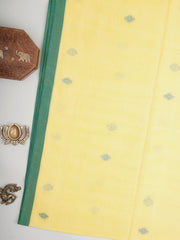 Cotton Yellow  100% Pure Cotton Manoranjitham Weaves - Handloom Store