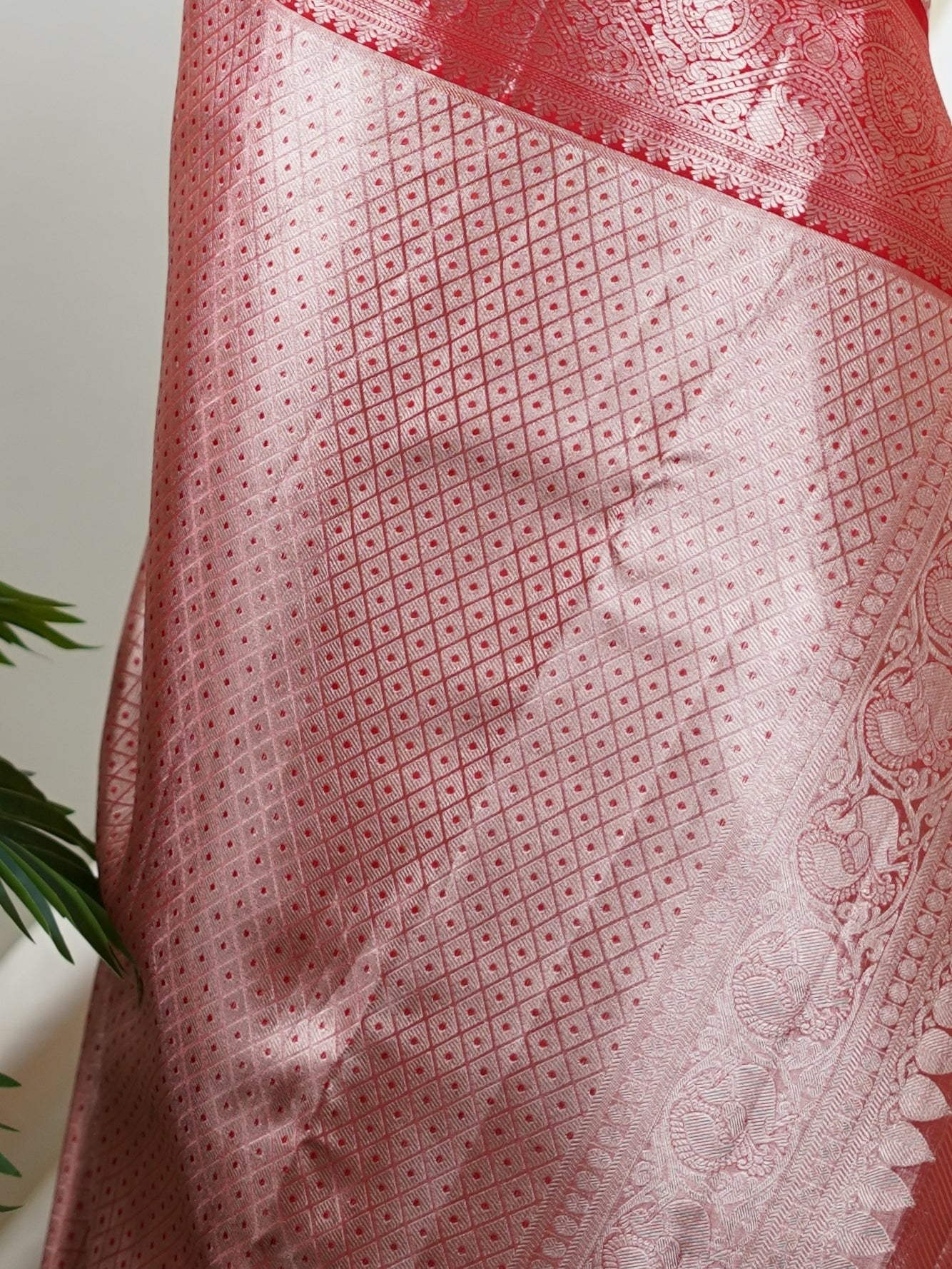 Kanchipuram Silk  100% Pure Silk  - Manoranjitham Weaves - Handloom Store