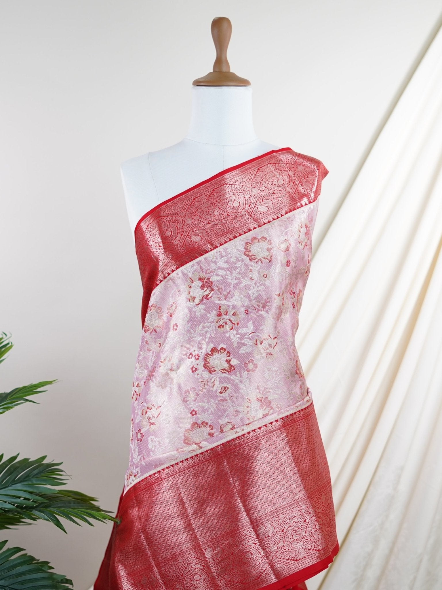 Kanchipuram Silk  100% Pure Silk  - Manoranjitham Weaves - Handloom Store