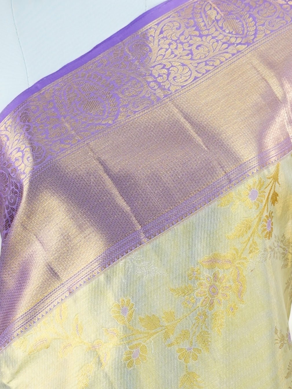 Kanchipuram Silk  100% Pure Silk  - Manoranjitham Weaves - Handloom Store