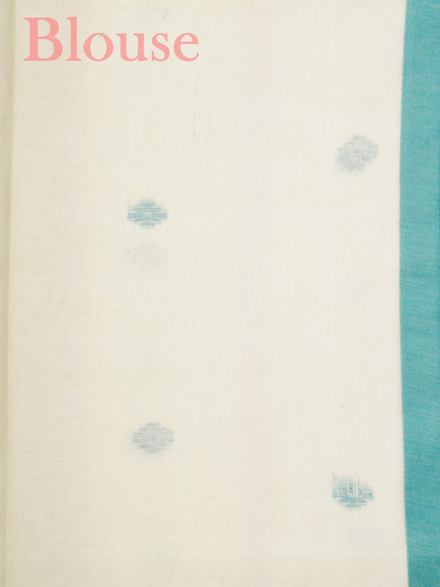 Cotton Cream 100% Pure Cotton Manoranjitham Weaves - Handloom Store