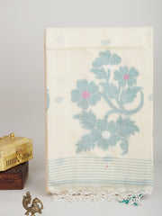 Cotton Cream 100% Pure Cotton Manoranjitham Weaves - Handloom Store