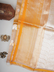 Katan Gold Kora Tissue Manoranjitham Weaves - Handloom Store