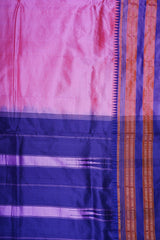 Narayanpet Lavender 100% Pure Silk  Manoranjitham Weaves - Handloom Store