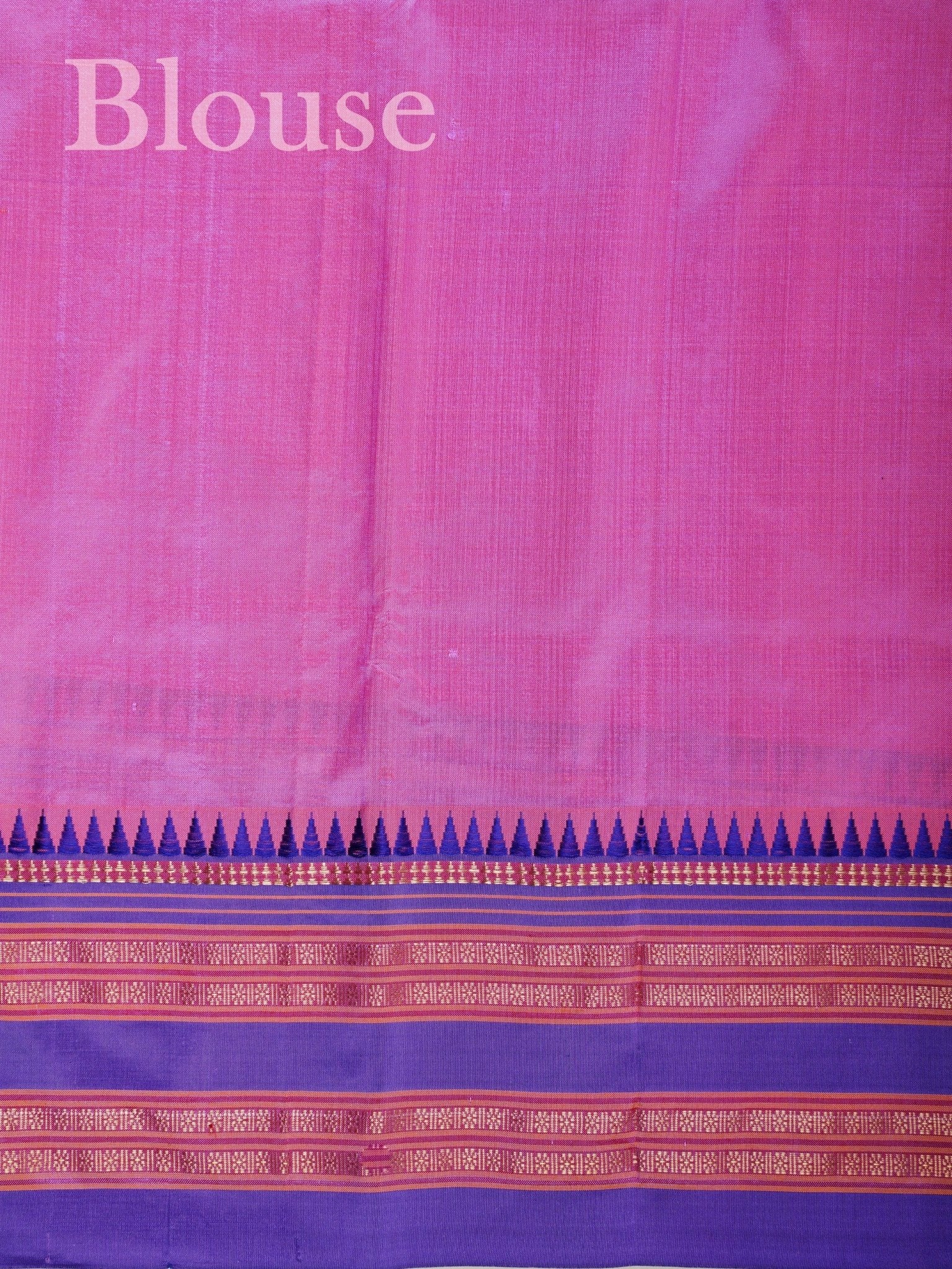 Narayanpet Lavender 100% Pure Silk  Manoranjitham Weaves - Handloom Store