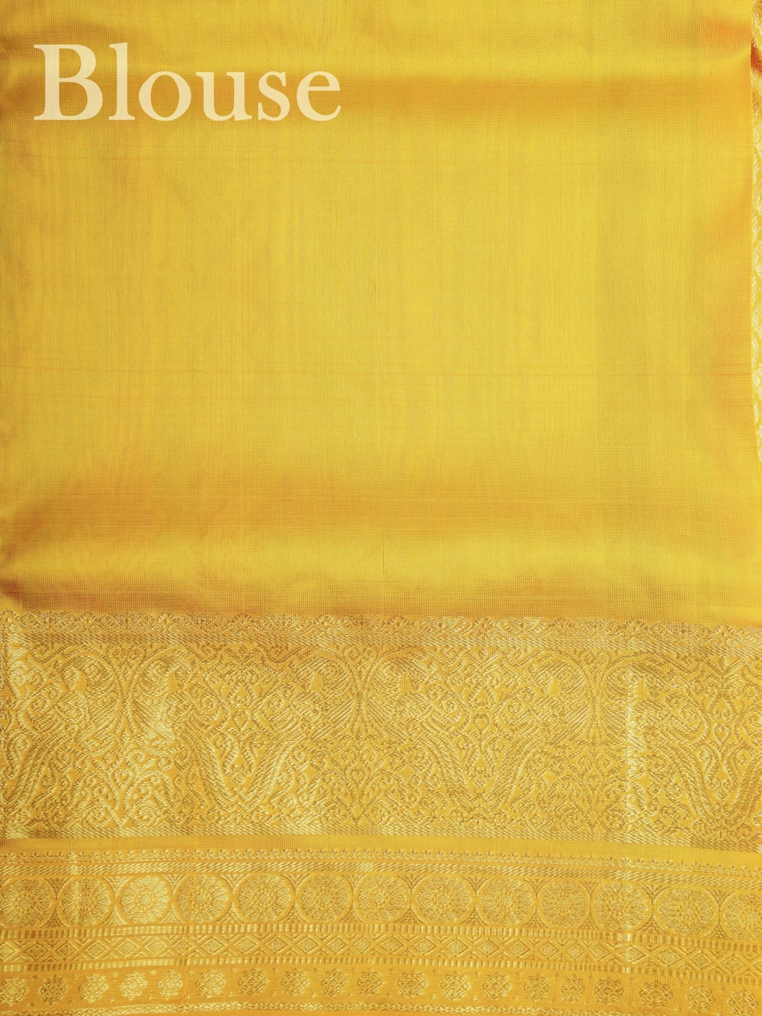 Venkatagiri Silk Parrot Green 100% Pure Silk  - Manoranjitham Weaves - Handloom Store