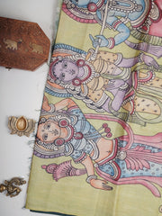 Tussar  100% Pure Tussar Manoranjitham Weaves - Handloom Store