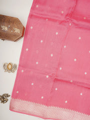 Georgette Pink Tussar Georgette